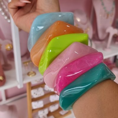 Brazaletes de resina epoxica