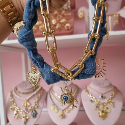 Denim charms