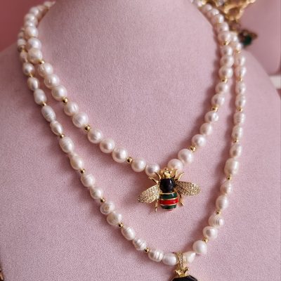 Collares de perla de rio