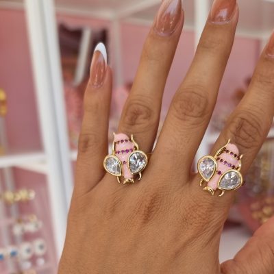 Anillo Mosca Pink